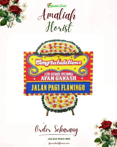 Sewa Papan Bunga Palugon